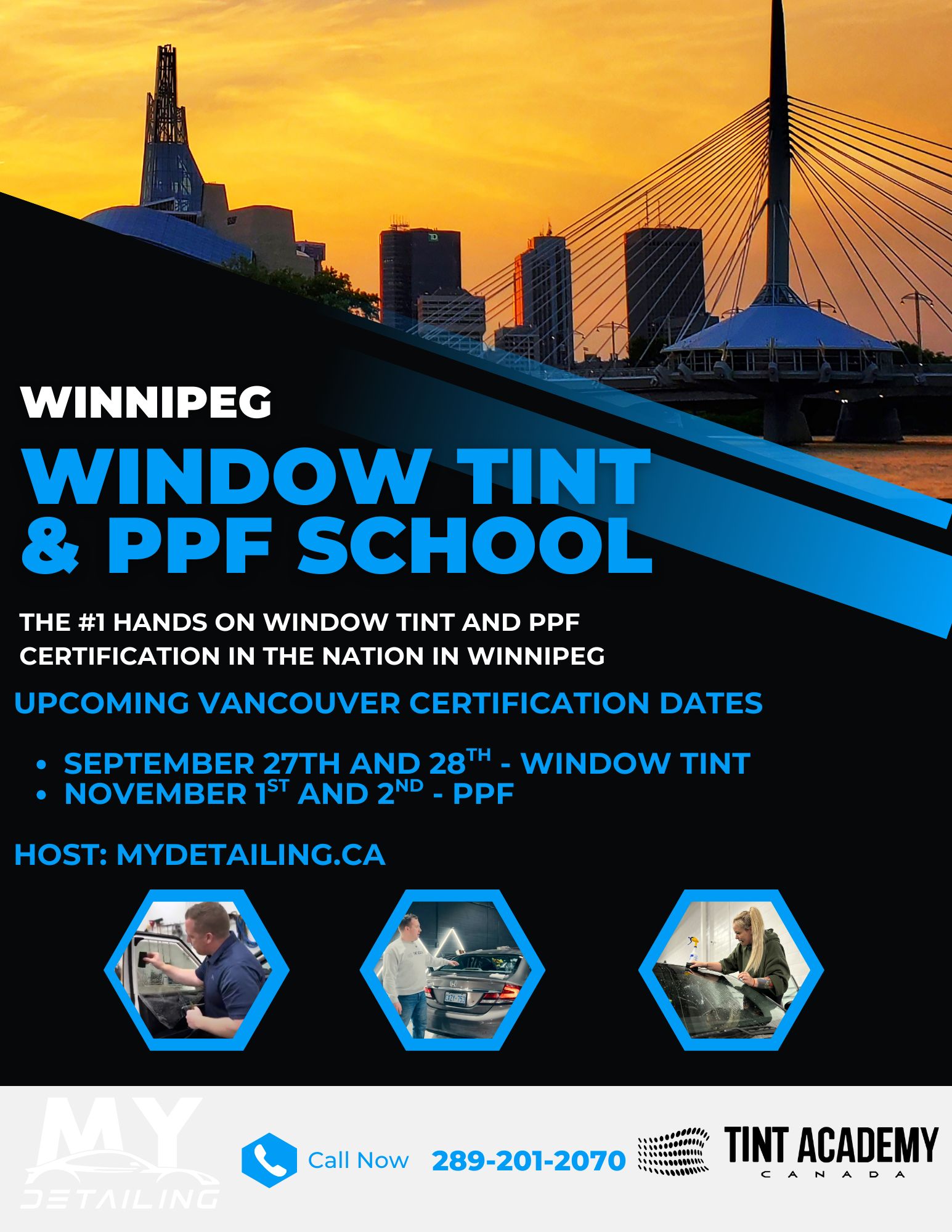 Learn Window Tint & Paint Protection Film in Winnipeg with The Tint Academy
