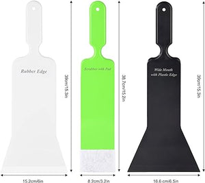 Rear Window Installation Kit: Tint Bulldozer Squeegee Scrubber Paddle Squeegee, Long Handle Flat Glass Bulldozer Tint Tool - Tint Academy