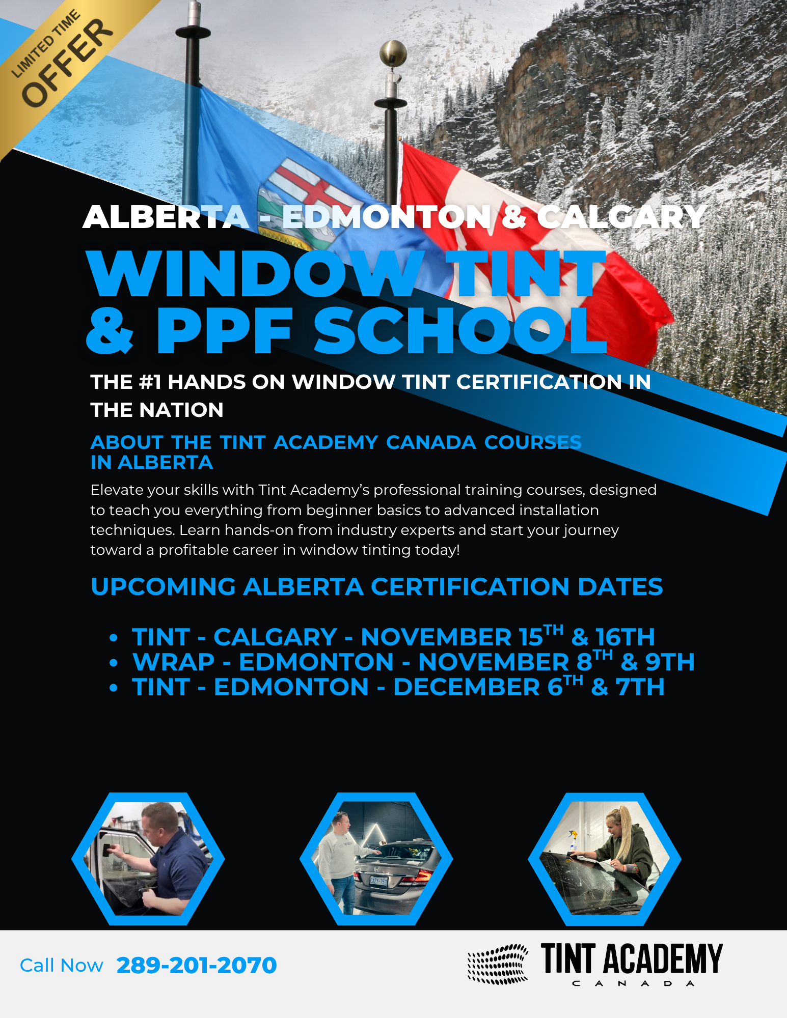 Alberta Window Tinting Course - Certification Course by Tint Academy - Edmonton and Calgary