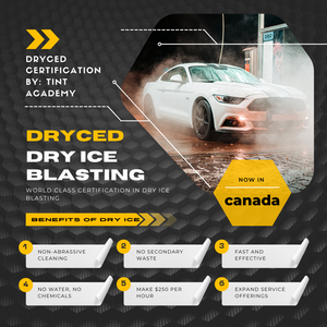 Dryced: Dry Ice Blasting Certification - Automotive - Tint Academy