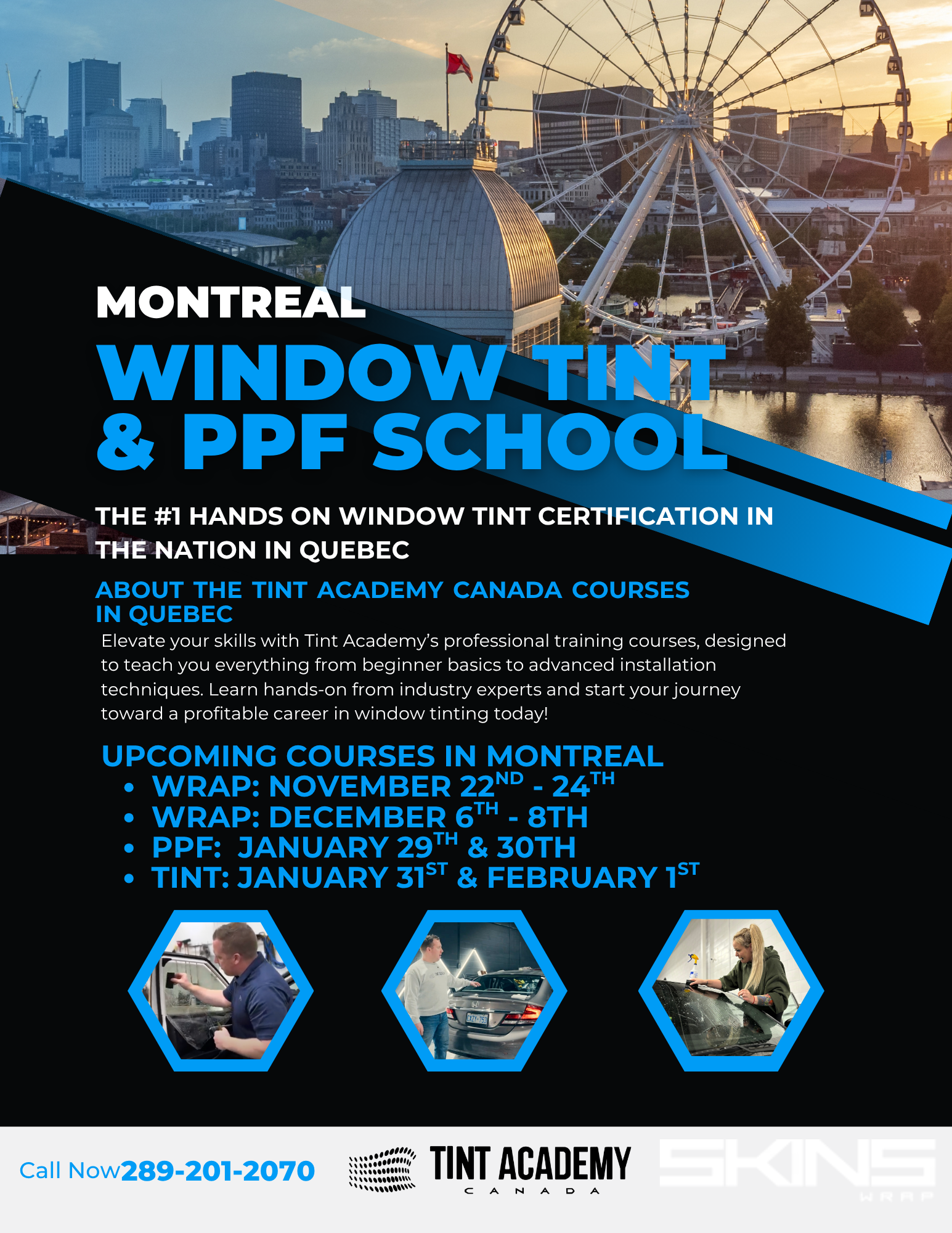 Montreal Window Tinting & PPF Course- Certification Course by Tint Academy - Tint Academy