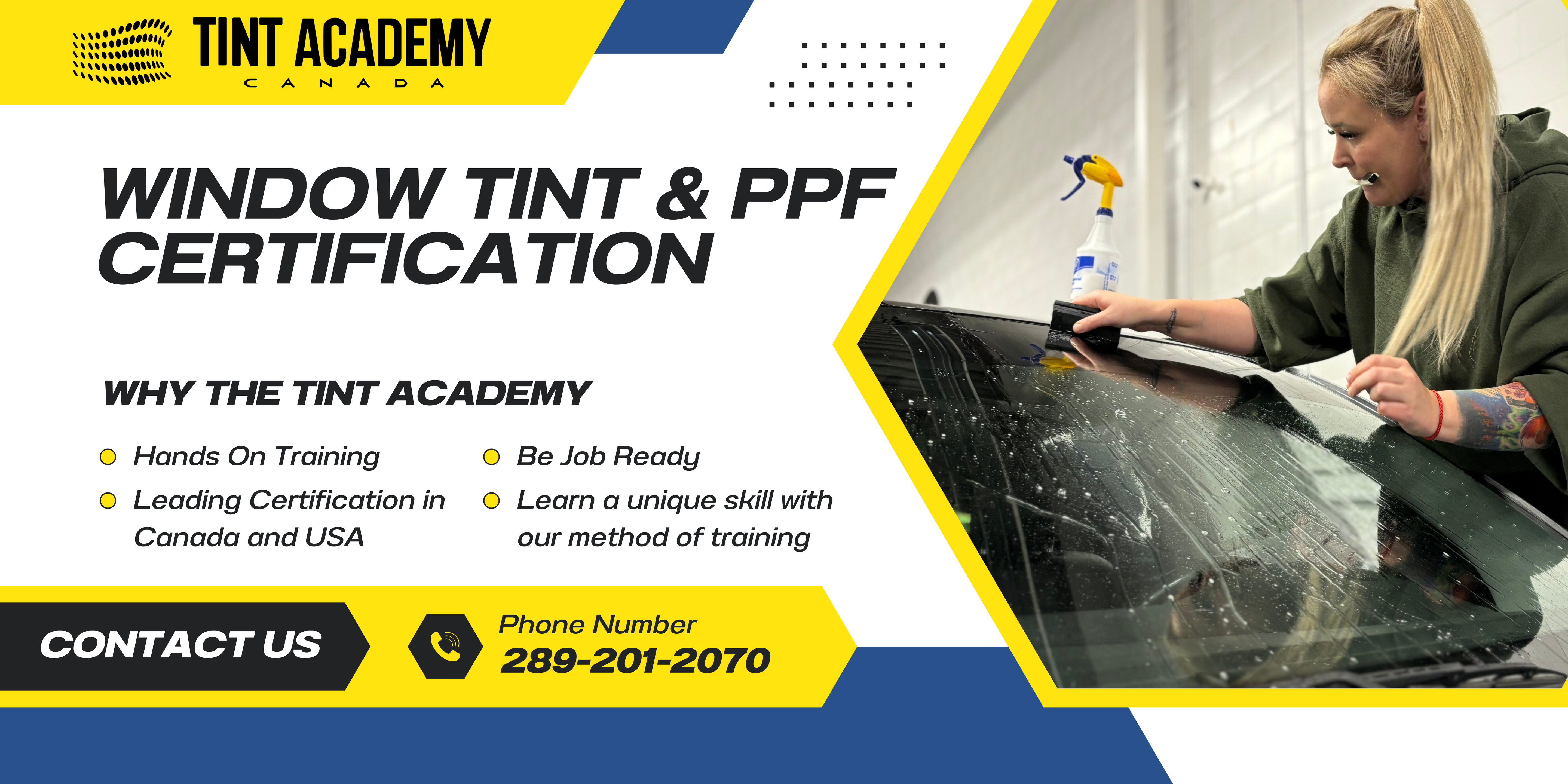 Certified Automotive Window Tinting Course - Certification Course by Tint Academy