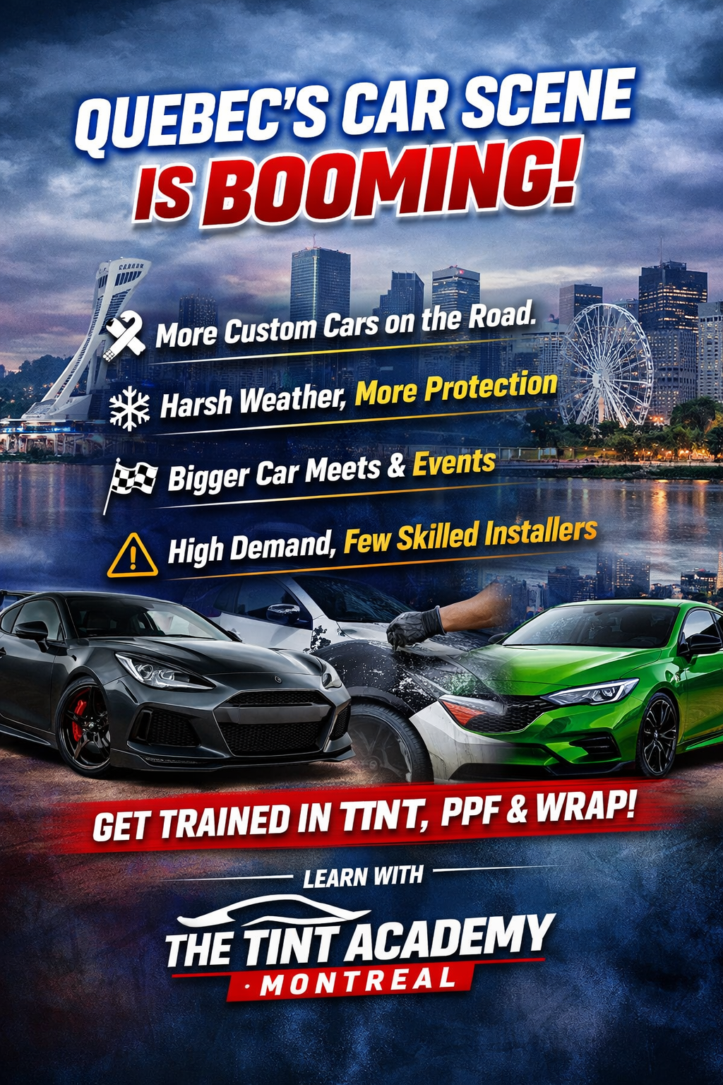 Montreal Window Tinting & PPF Course- Certification Course by Tint Academy - Tint Academy