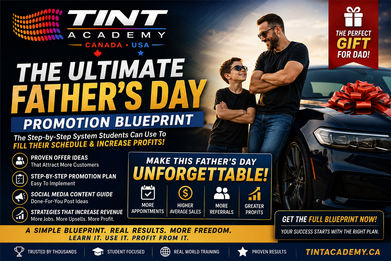 Tint Academy Blueprint: The Ultimate Father’s Day Promotion for Window Tinters