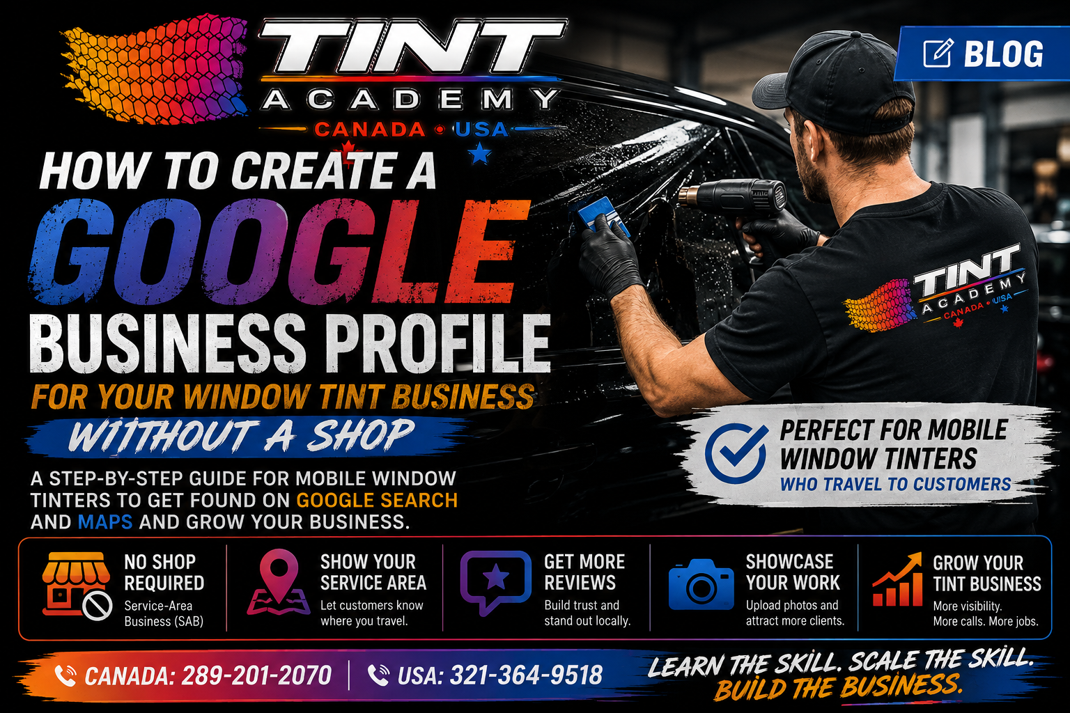 How to Create a Google Business Profile for Your Window Tint Business Without a Shop