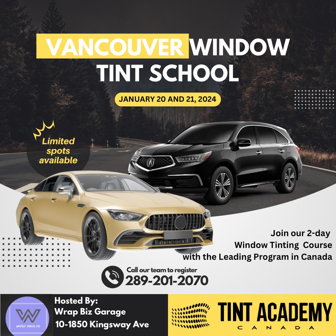 Vancouver BC Window Tinting Certification - Tint Academy Canada - GET CERTIFIED NOW
