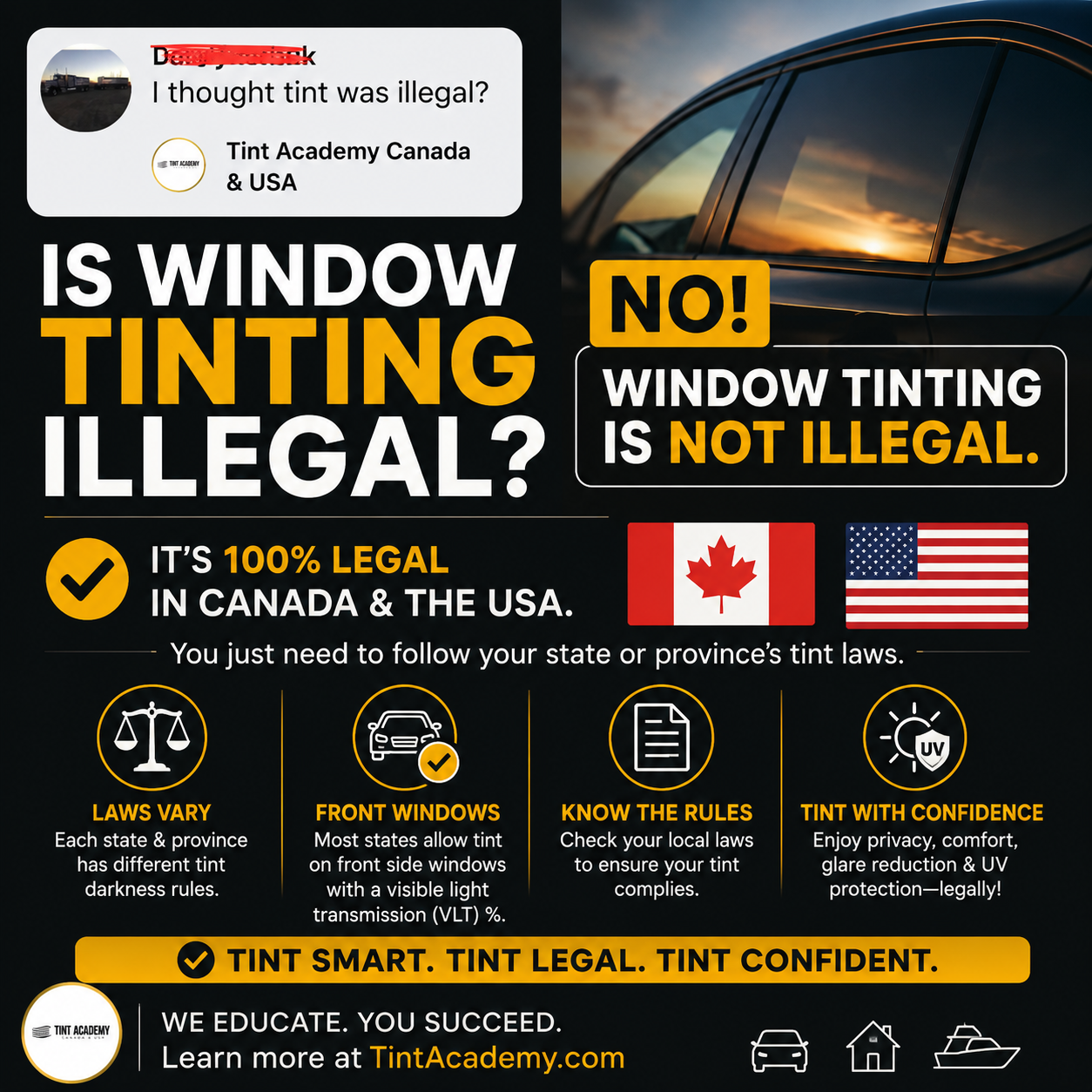 Isn’t Window Tinting Illegal?