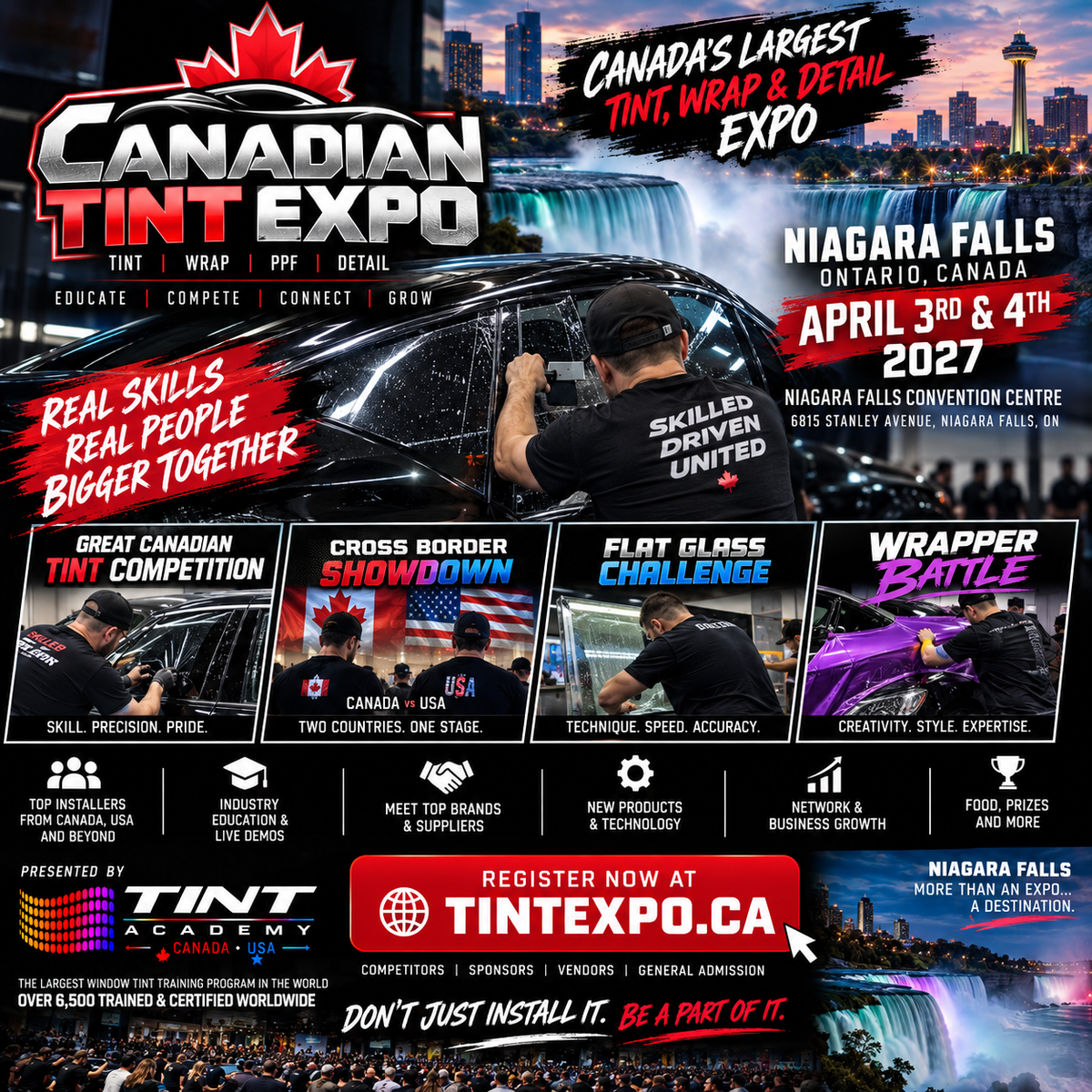 Canadian Tint Expo 2027: Why Every Window Tinter Should Compete in Niagara Falls on April 3rd &amp; 4th