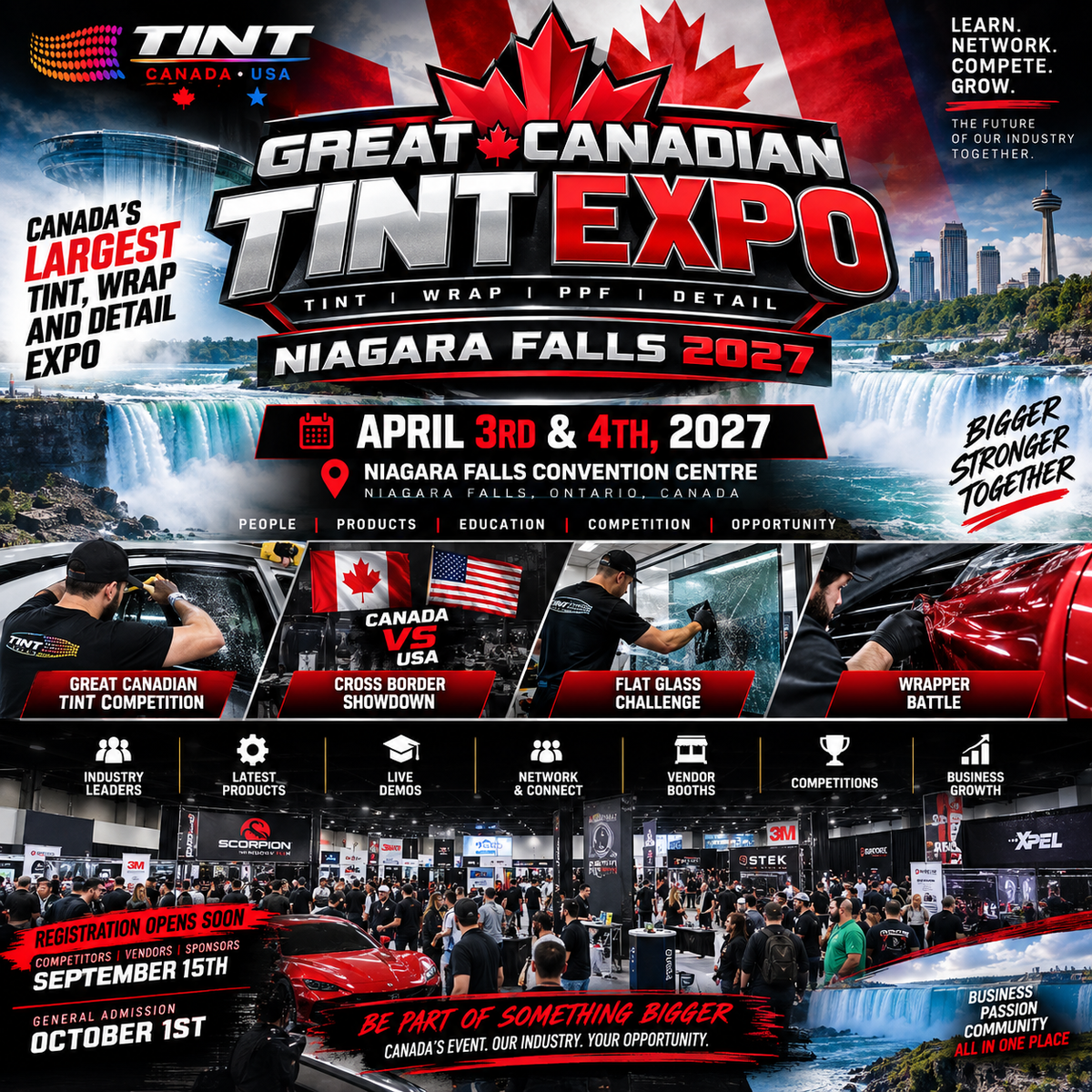 Canada’s Largest Tint Expo Is Coming to Niagara Falls: The Great Canadian Tint Expo 2027