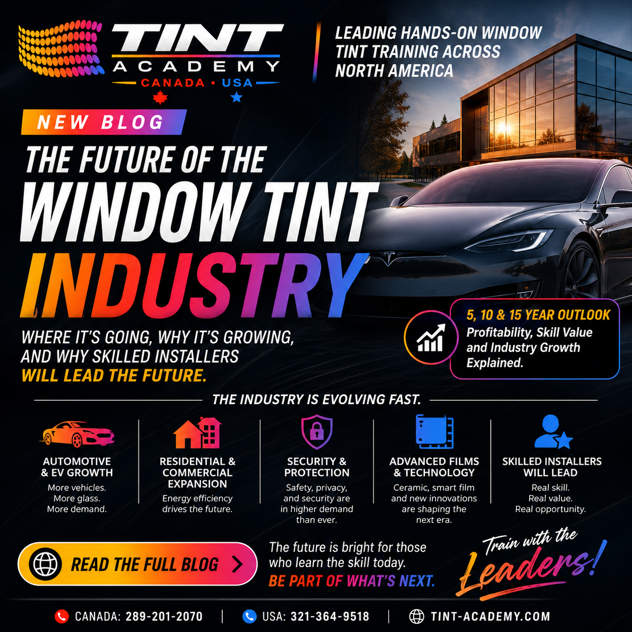 The Future of the Window Tint Industry: Why the Next 15 Years Will Create Massive Opportunity