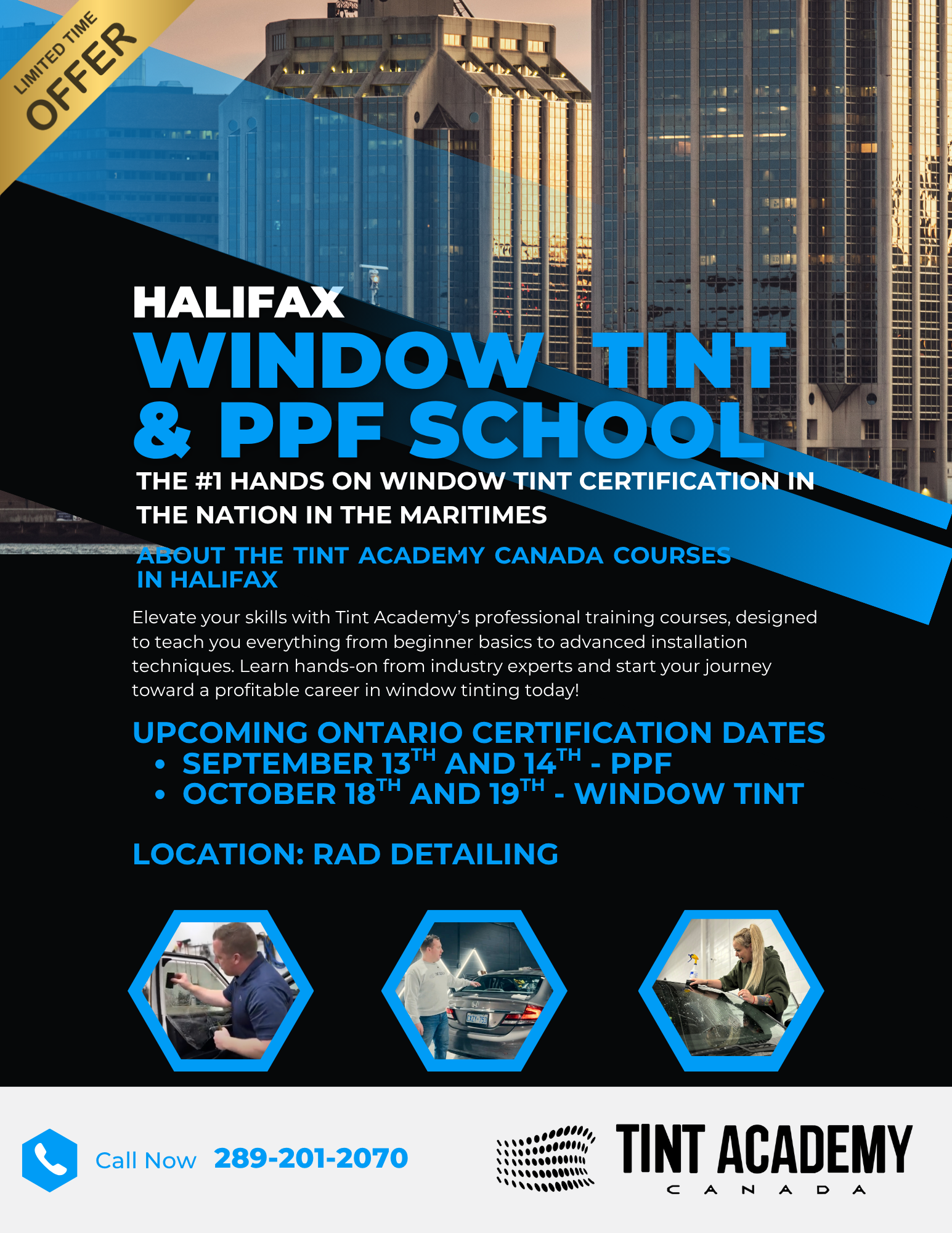 Master the Art of Paint Protection Film (PPF) in Halifax with The Tint Academy