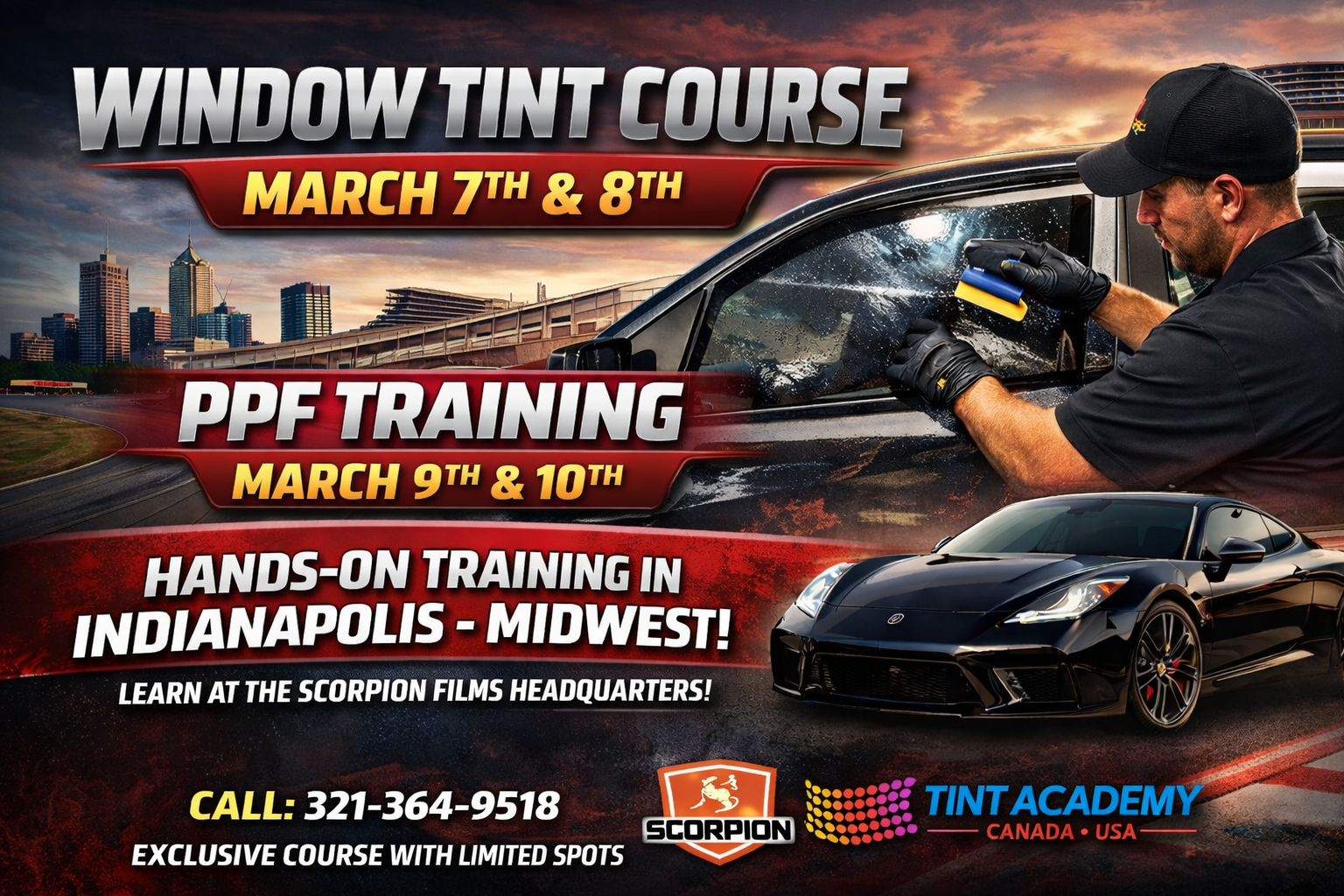 Window Tint & Paint Protection Film (PPF) in Indianapolis