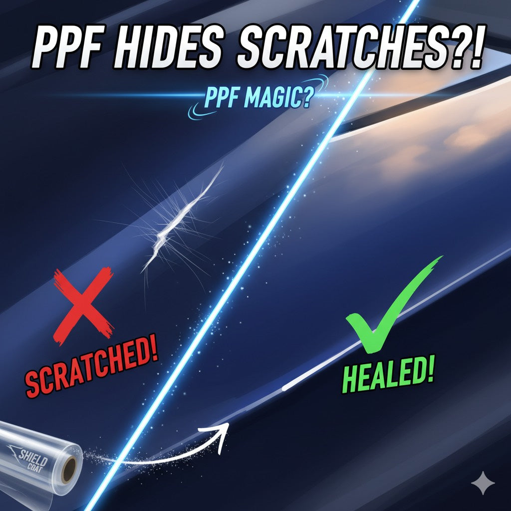 How Paint Protection Film (PPF) Hides Scratches, Swirls, and Blemishes on Your Vehicle’s Paint