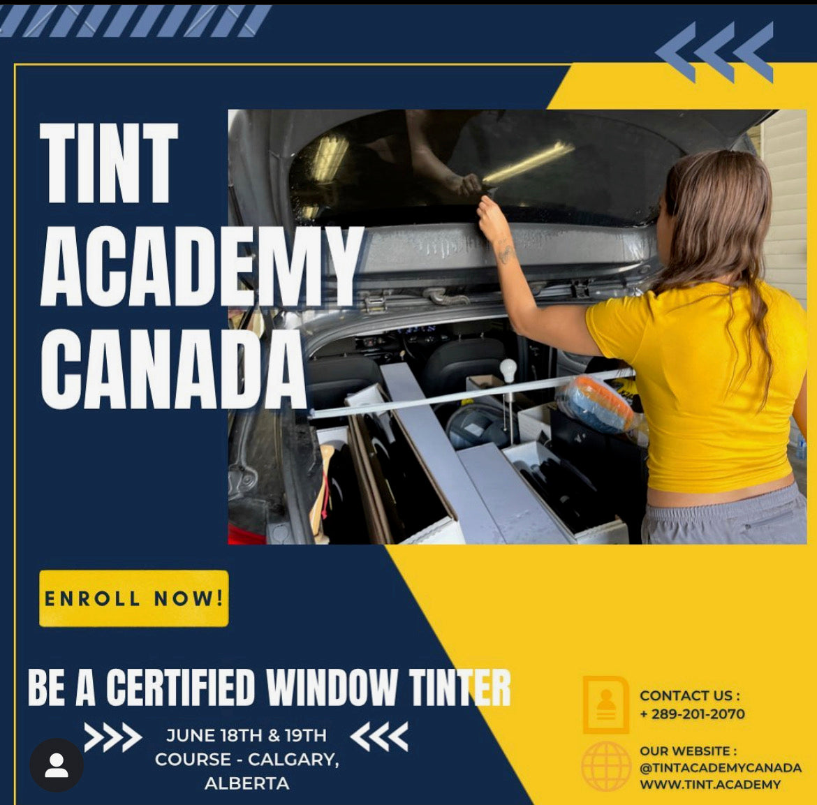 Learn to Tint in Winnipeg, Manitoba with MK Wraps and Tint Academy