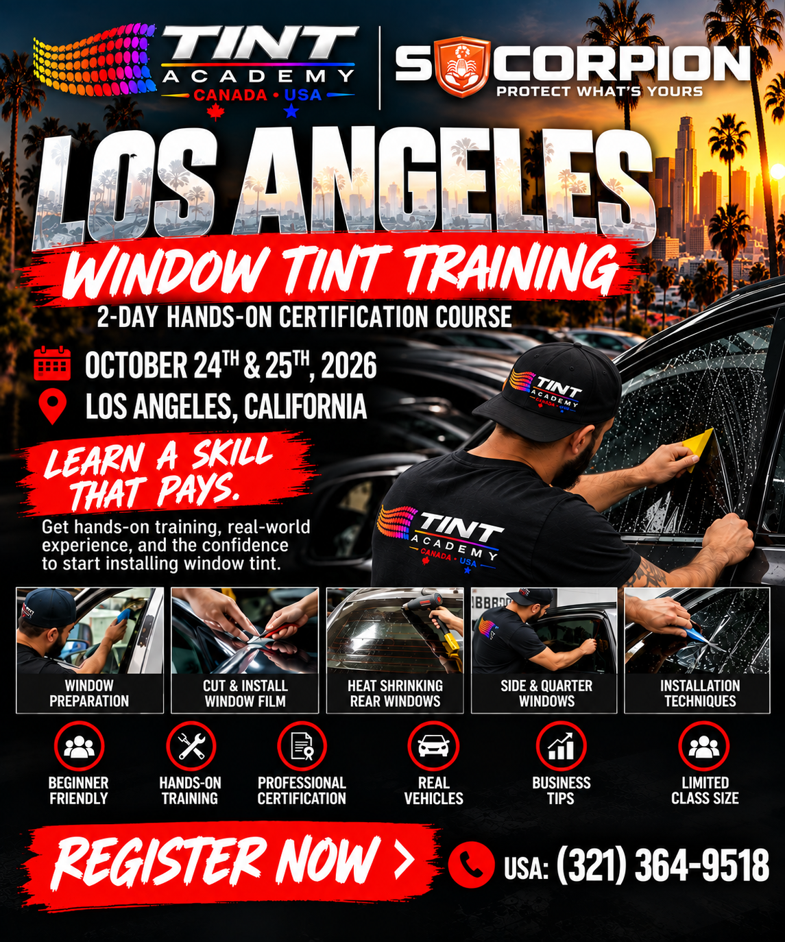 🔥 LOS ANGELES — IT’S TIME TO LEARN WINDOW TINTING