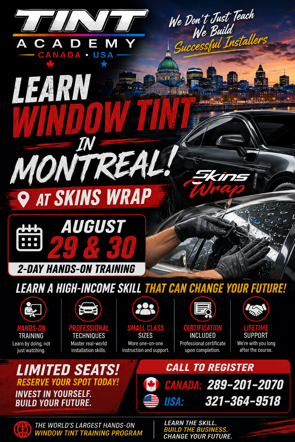 Learn Window Tint in Montreal this August 2026