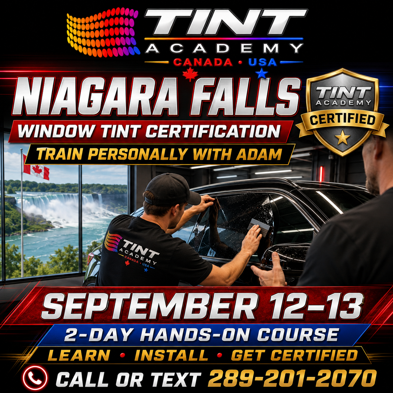 Learn Window Tinting in Niagara Falls - Get Certified Personally with Adam