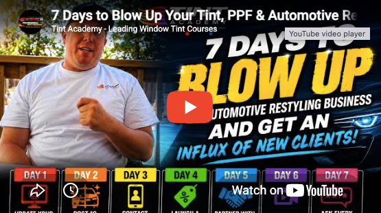 7 Days to Blow Up Your Automotive Restyling Business and Get More Customers