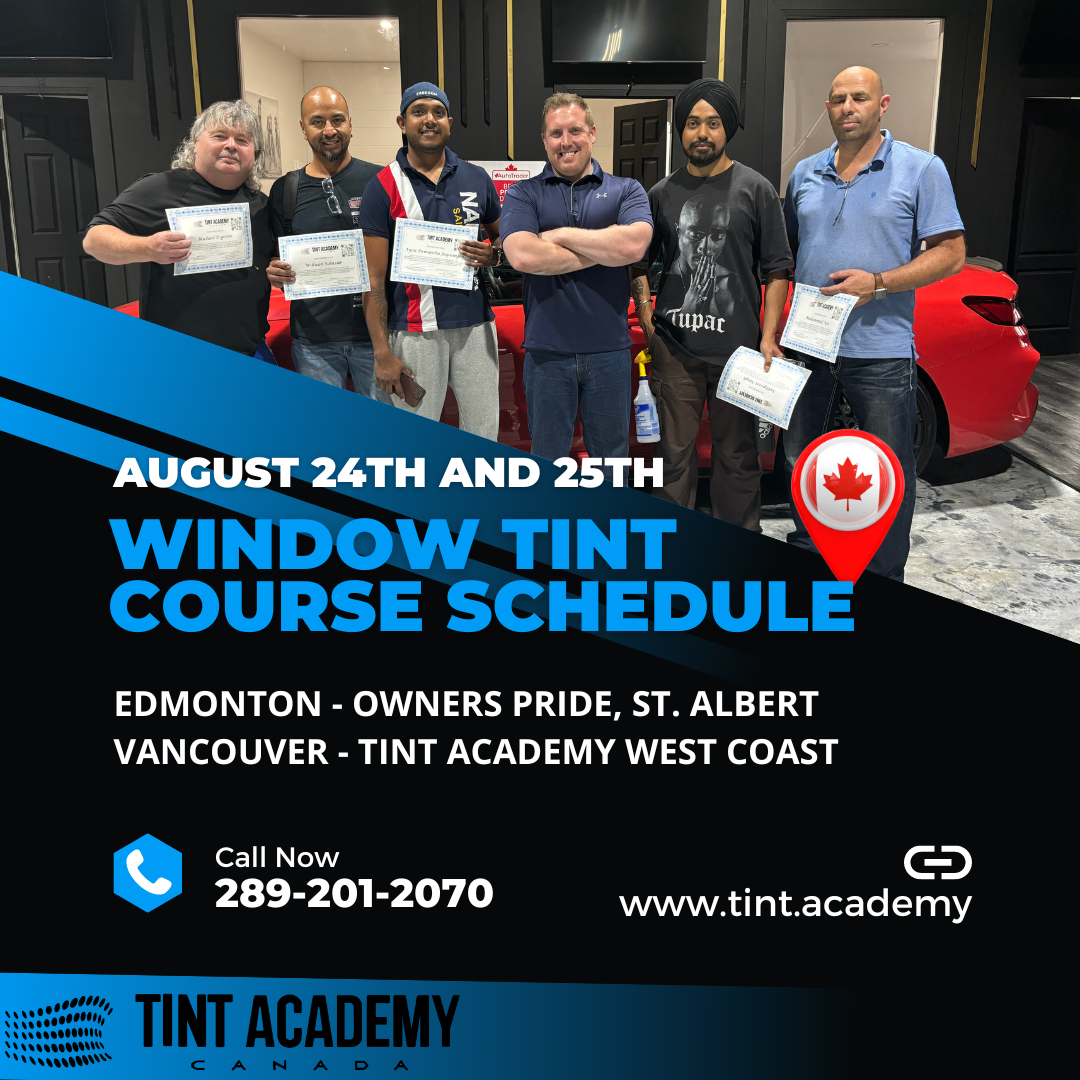 Learn Window Tint in Vancouver or Edmonton this weekend