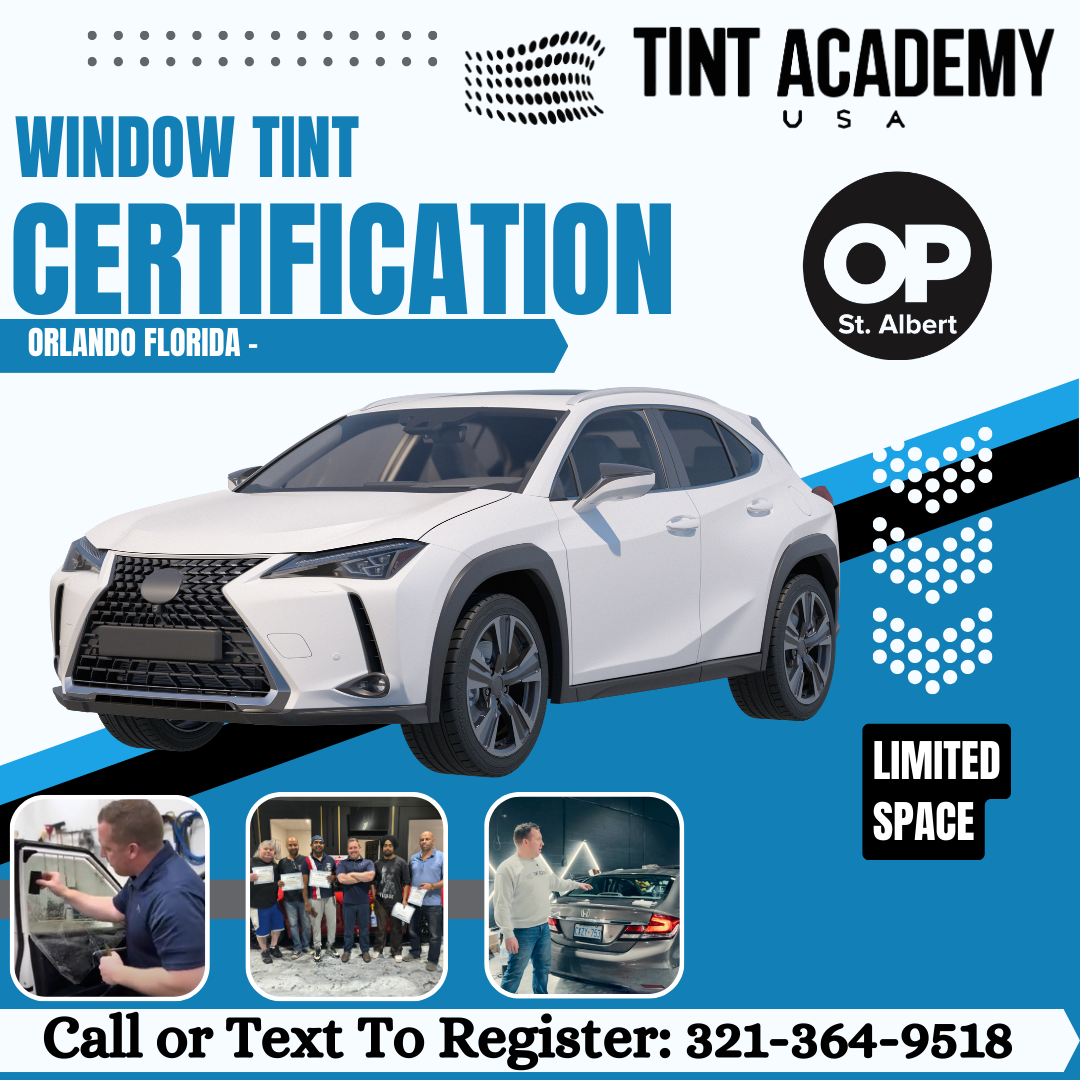 Join the Premier Window Tint Training in Orlando & Unlock your potential!