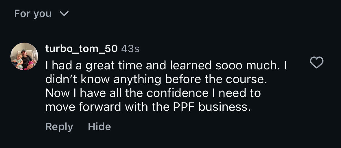 How the Tint Academy PPF Course is Driving Big Wins — A Halifax Success Story with Tom’s Recommendation