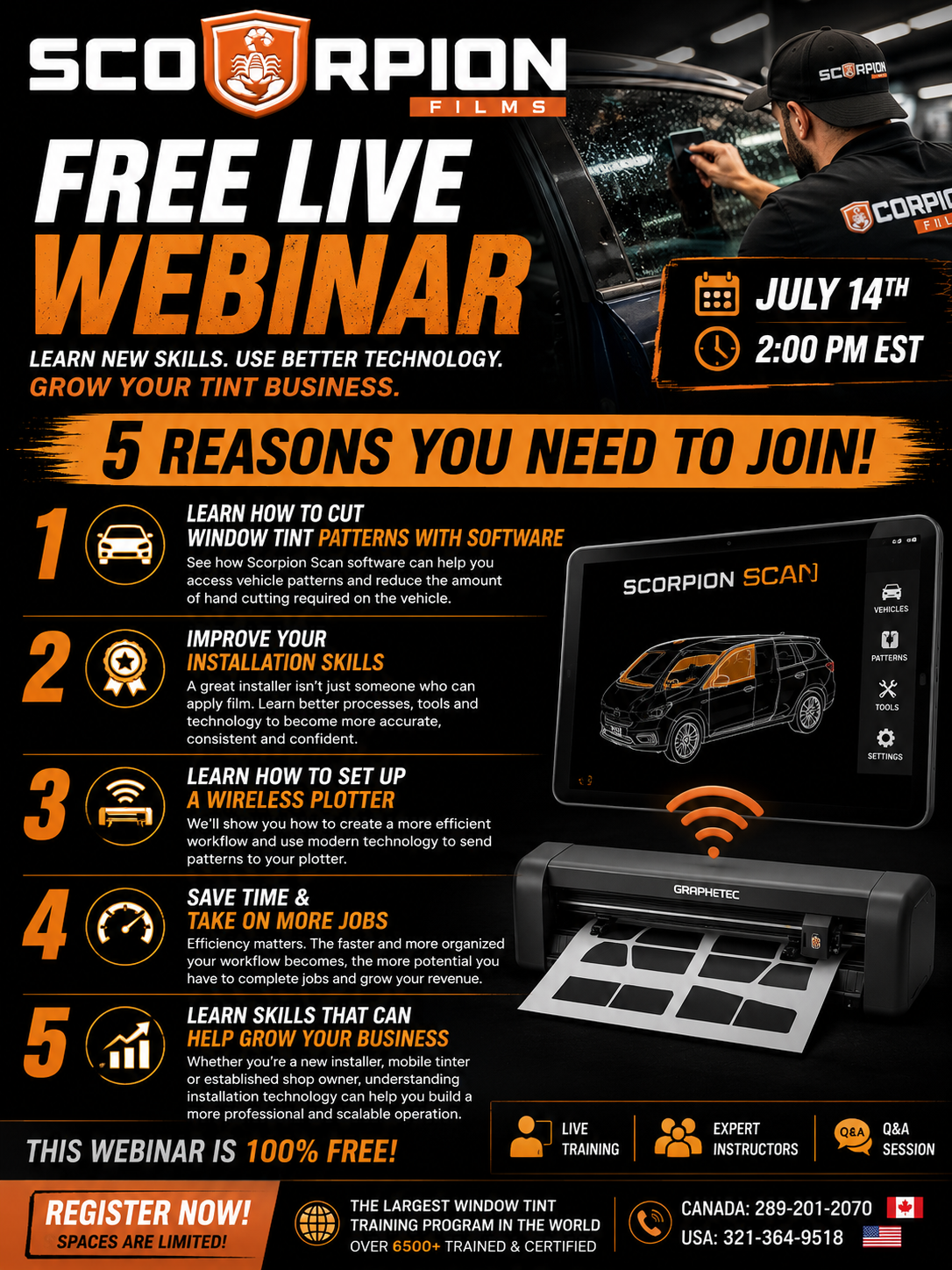 Why you need to join our Scorpion Scan - Window Tint & PPF Cut Software Webinar