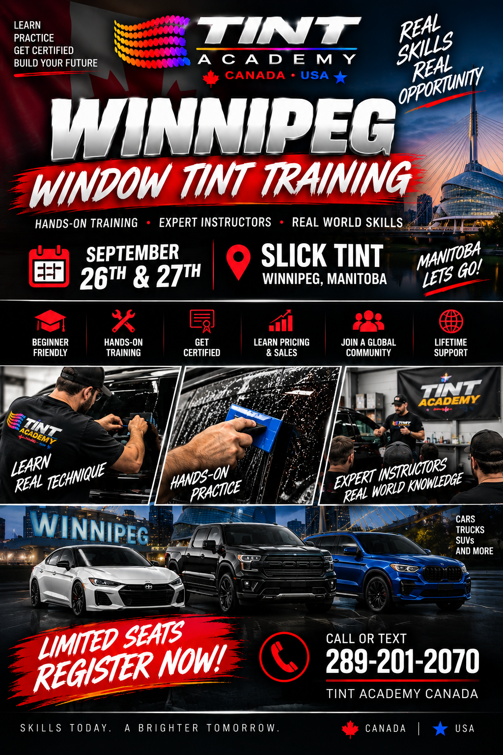 Winnipeg Window Tint School - Learn at Slick Tint