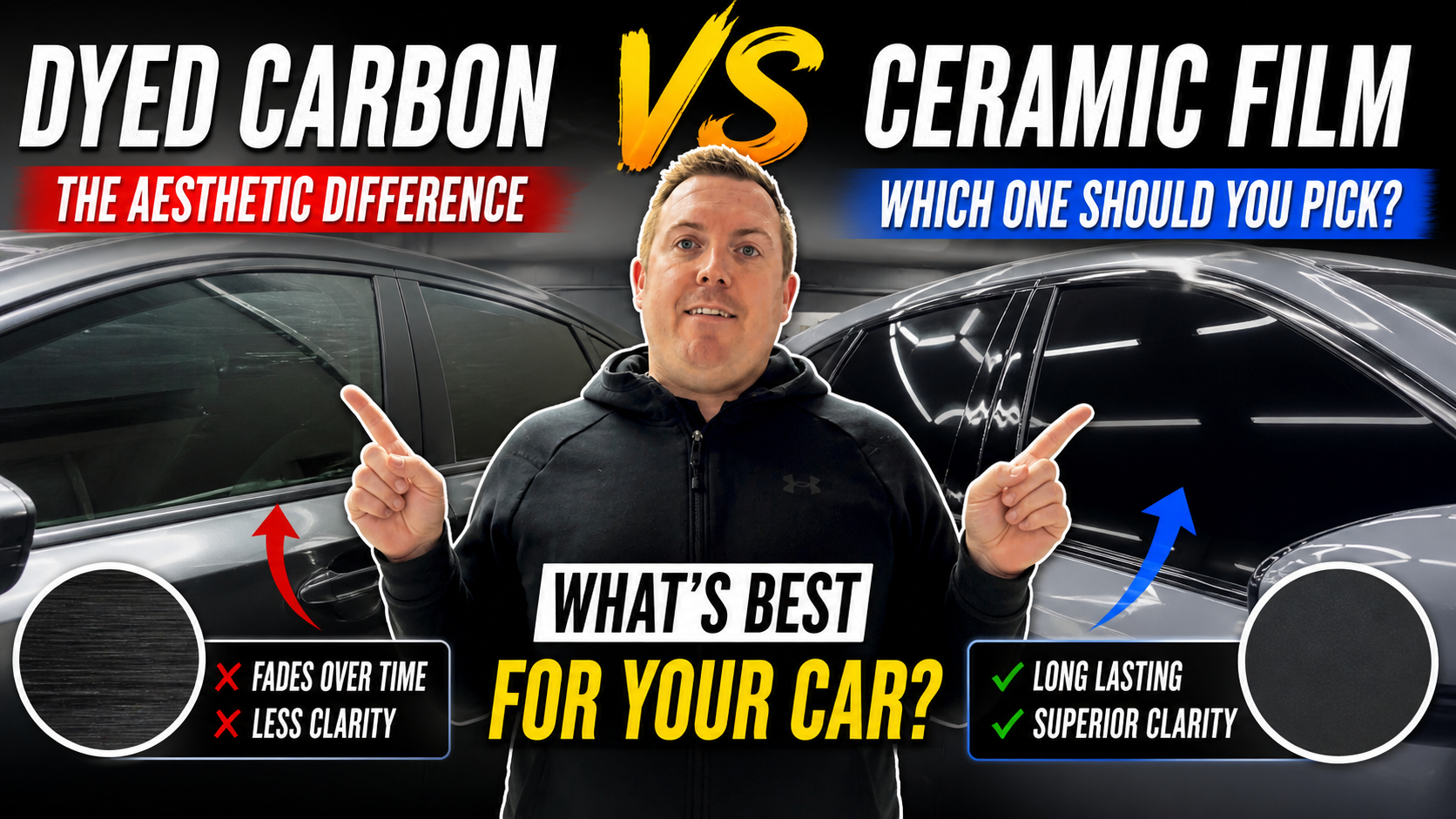 Dyed vs Carbon vs Ceramic Window Tint: The Aesthetic Difference & Which Film Is Best For Your Vehicle