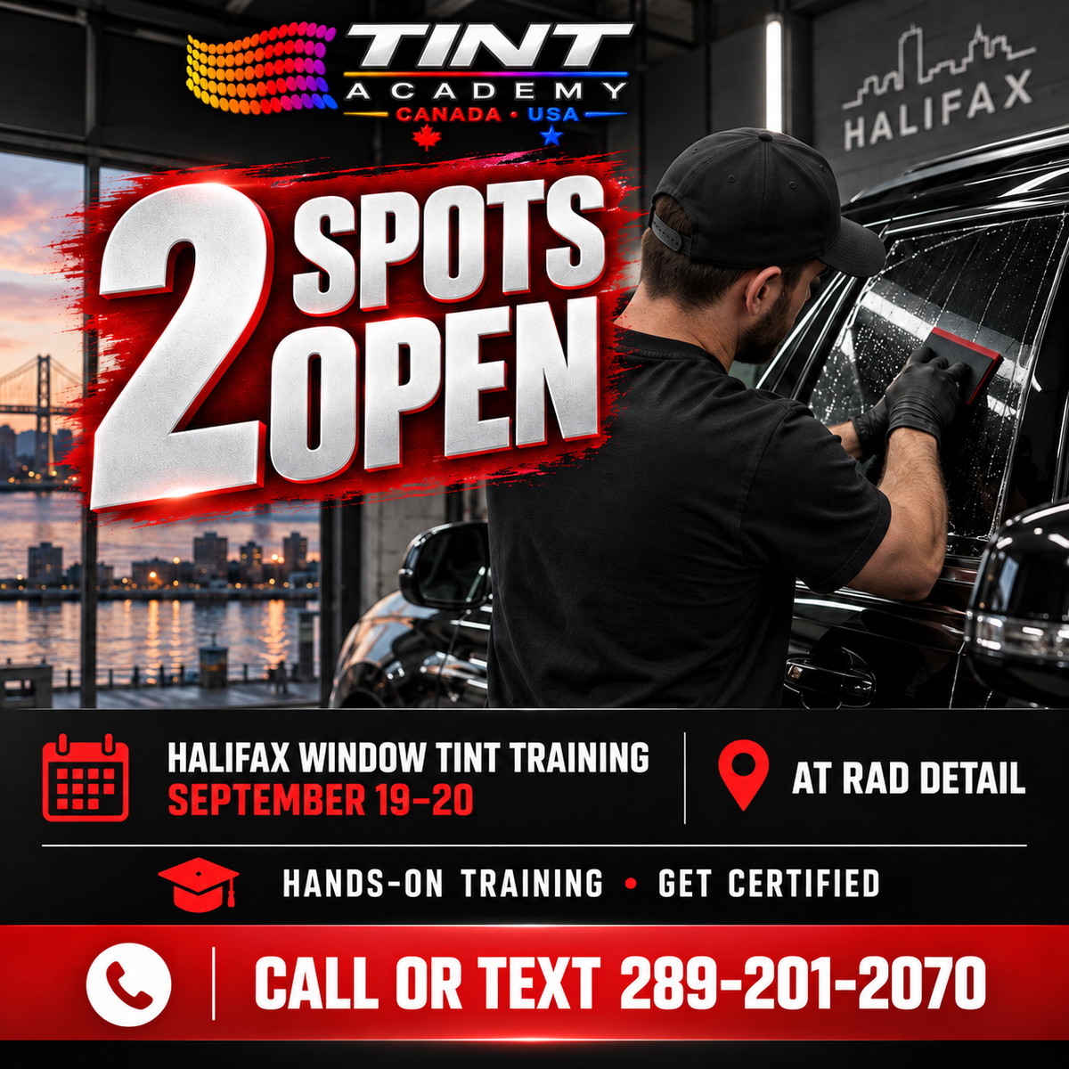 Learn Window Tint in Halifax: Get Certified with The Tint Academy