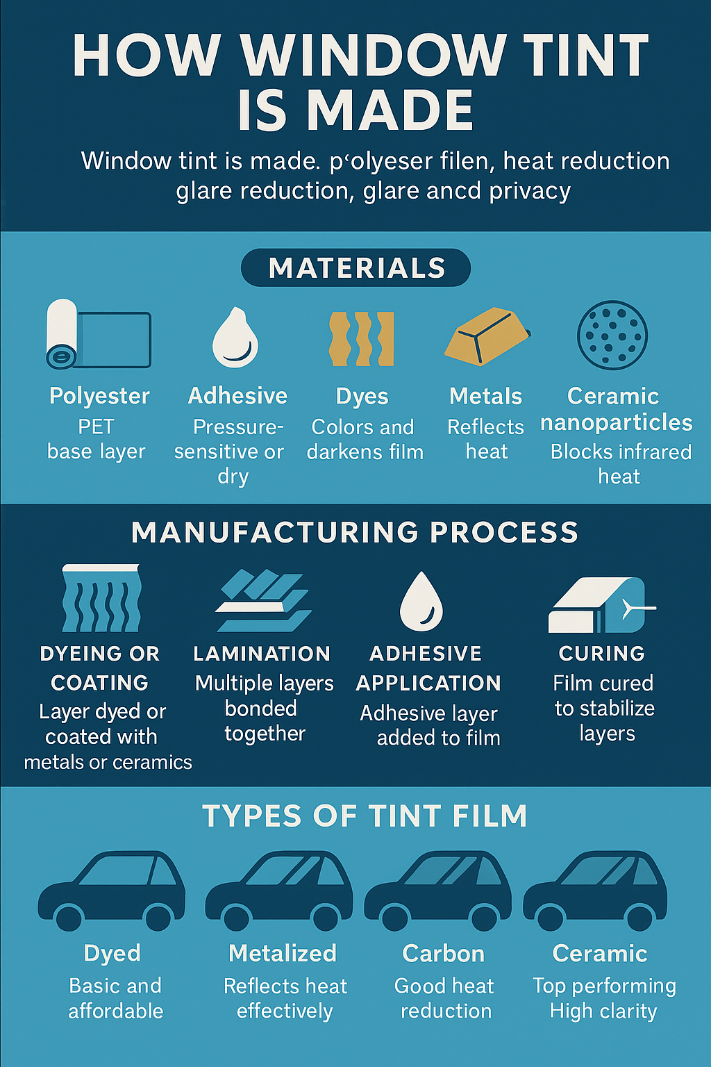 How Window Tint Is Made — Science, Materials & Manufacturing