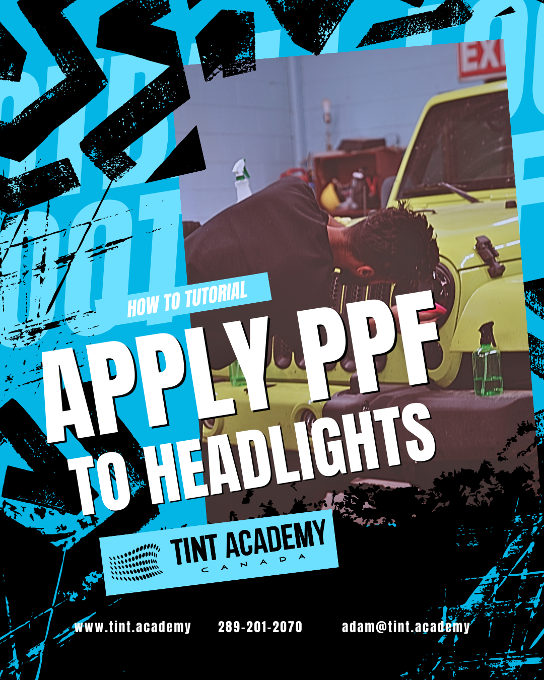 Step-by-Step Tutorial: How to Apply PPF to Headlights | Tint Academy