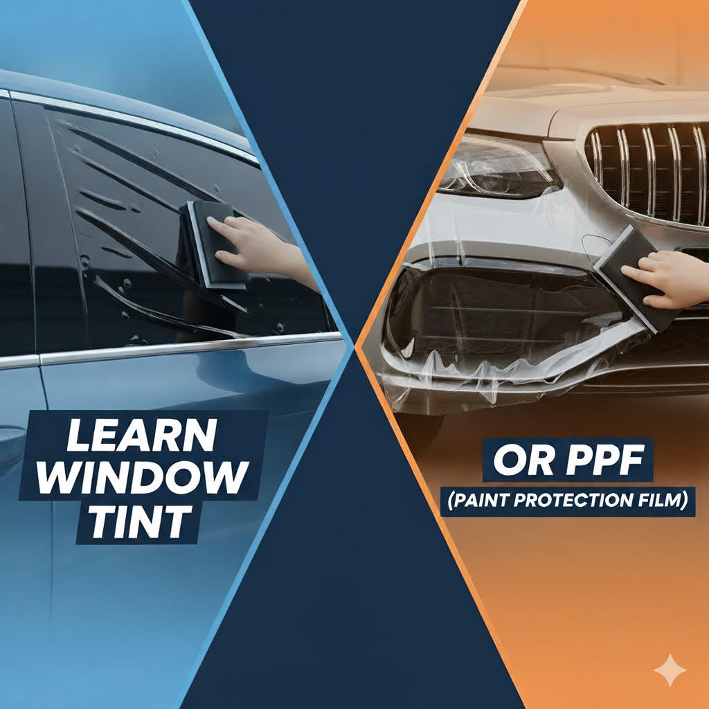 Should You Learn Window Tint or PPF? Here’s the Real Difference in Profit & Skill Level