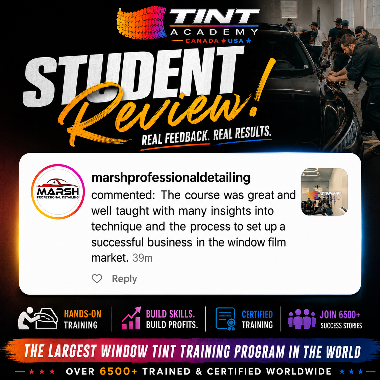 You Could Be Tinting Cars for Money 30 Days From Now 🚗💰