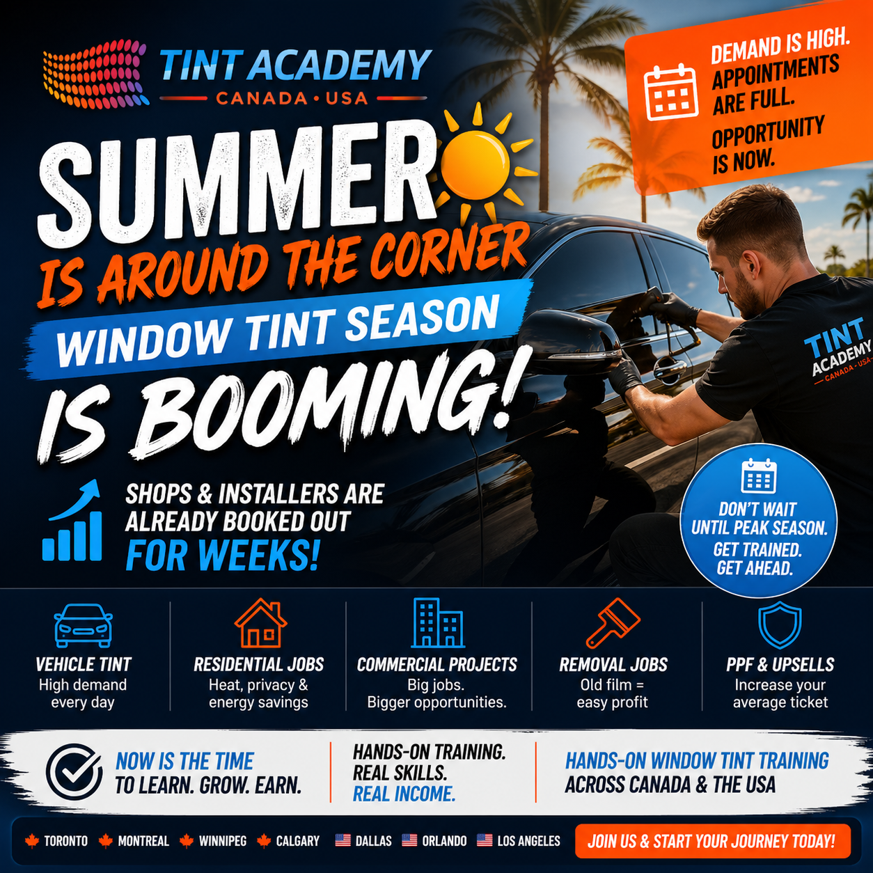 Summer Is Around the Corner — Window Tint Season Is Already BOOMING