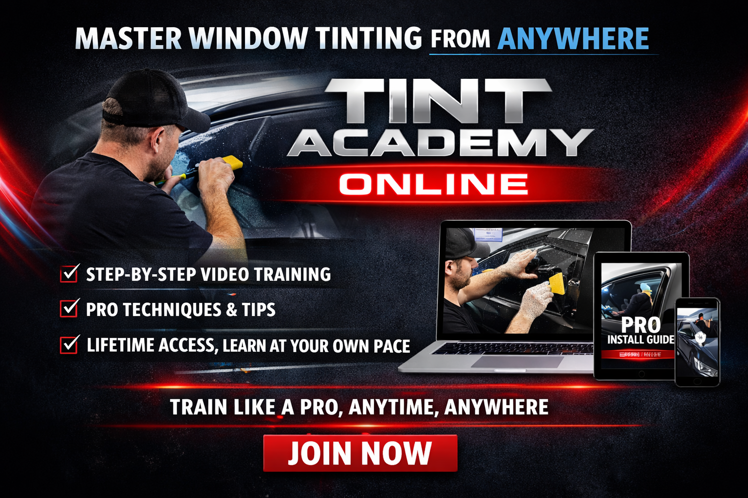 Learning Window Tint Online with Tint Academy Online