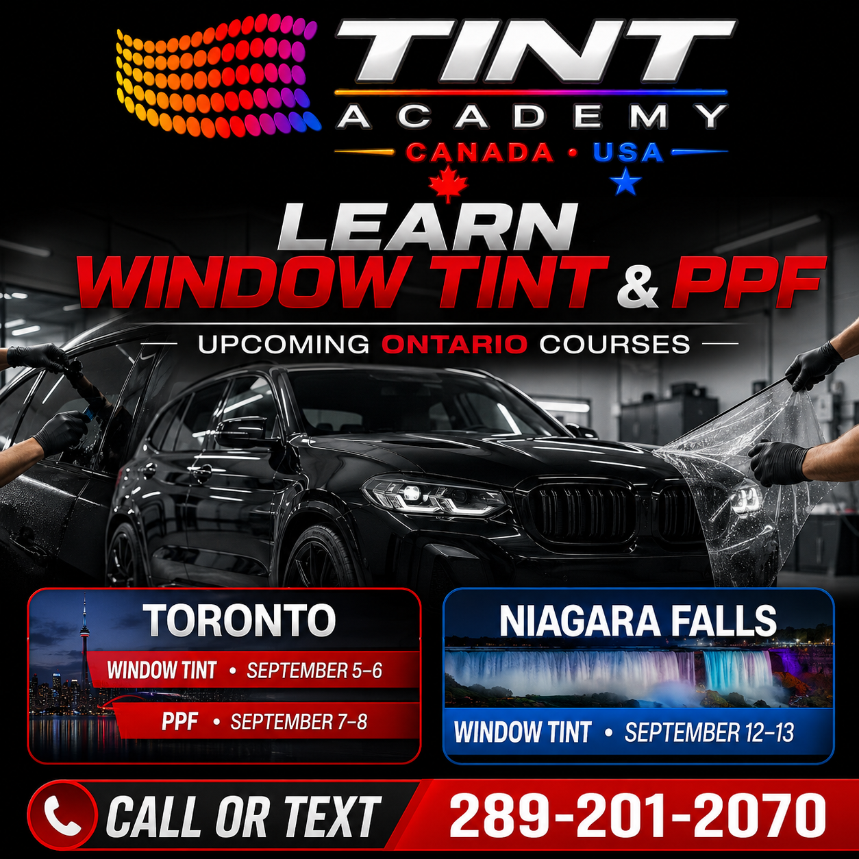 Learn Window Tinting in Toronto, Ontario this fall!