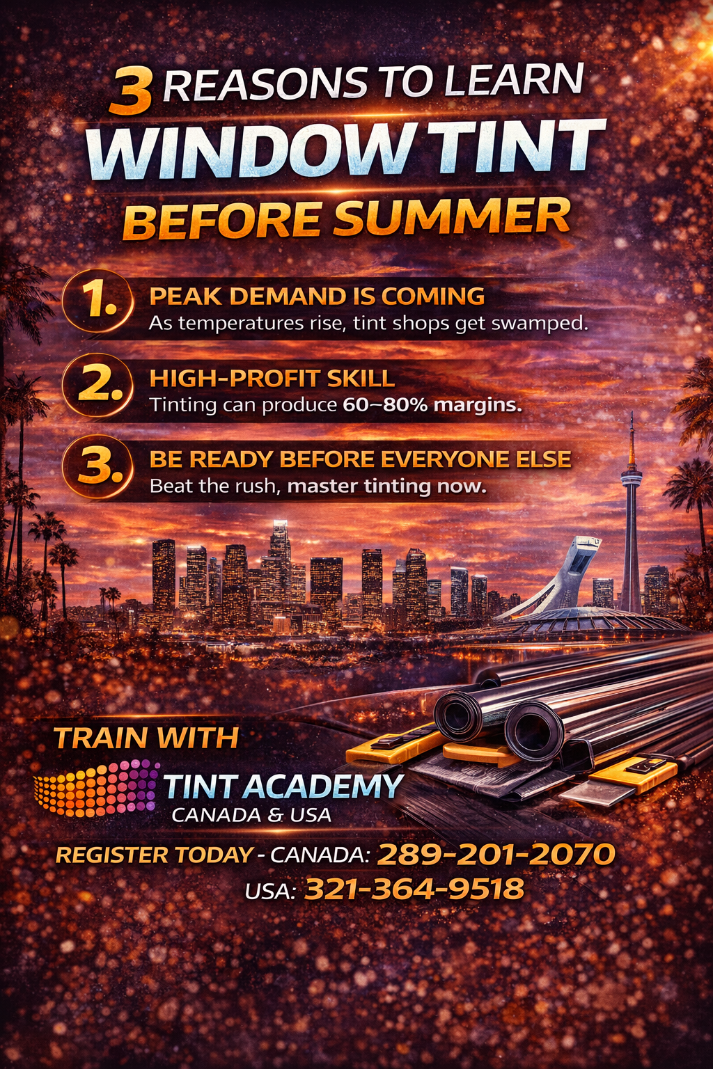 Certified Automotive Window Tinting & PPF Course - Certification Course by Tint Academy