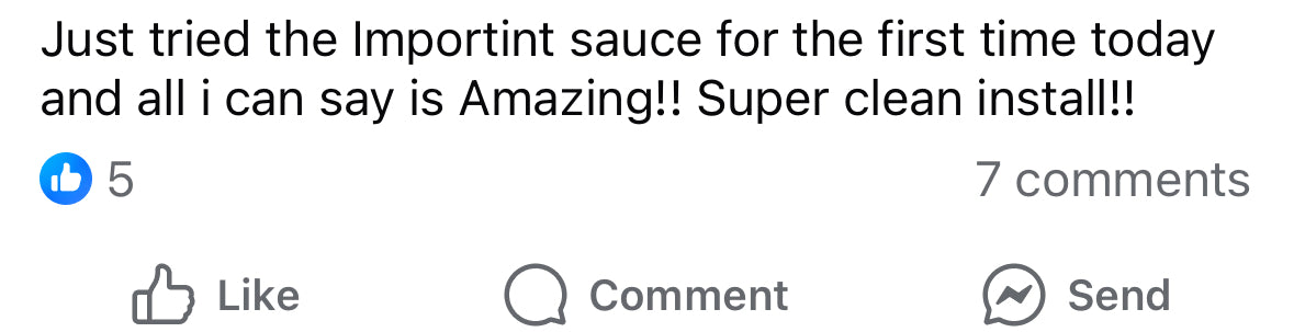 IMPORTINT SAUCE