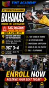 Bahamas Window Tinting & PPF Course - Certification Course by Tint Academy USA