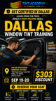 Window Tint Training Course – Dallas–Fort Worth | 2-Day Certification | Tint Academy USA