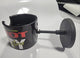 Magnetic heat gun holder by Tint Academy, showcasing a sturdy black metal clip for secure tool storage.