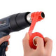 Close-up of Tint Academy Afterburn heat gun tape applied to a surface, showing its heat-resistant and durable tape features.