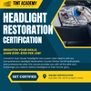 Brighten Your Skills: Mastering Headlight Restoration Course - 4 Hour {Unlimited Access} Certification