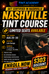 Window Tint Training Course – Nashville, TN | 2-Day Certification | Tint Academy USA