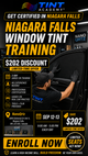 Niagara Falls Window Tint & PPF  School - 2 day hands on course by the Tint Academy