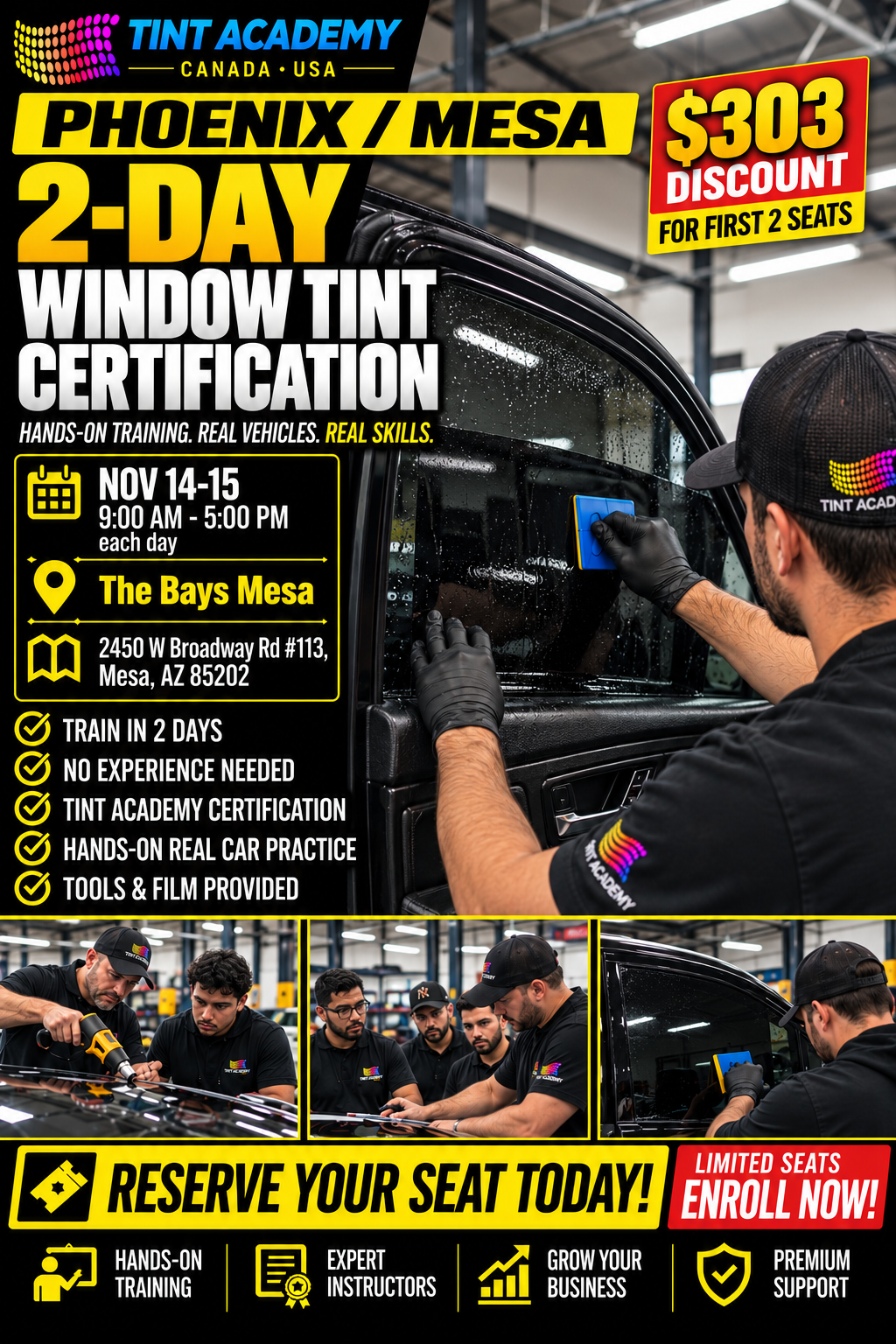 Window Tint Course – Phoenix/MESA Arizona
