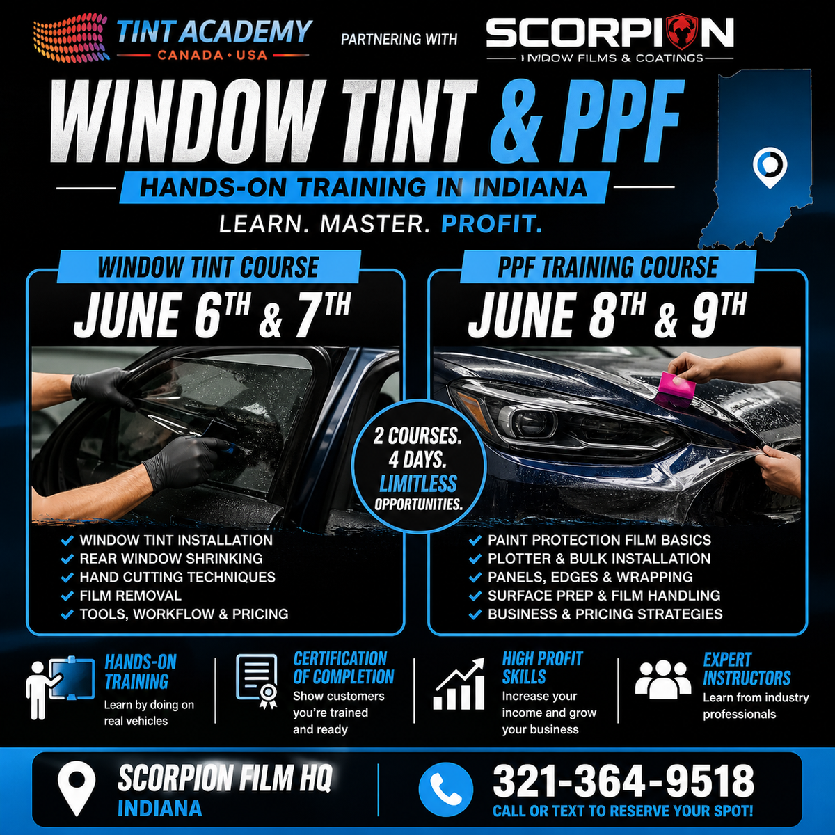 Ppf Course Window Tint & PPF Training Course – Indiana