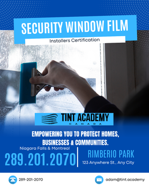 Flat Glass & Security Film Training Certification - Tint Academy