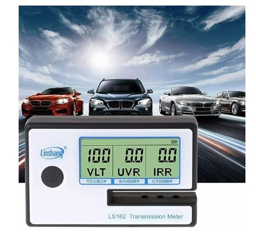 Car Window Tint Solar Film Car Transmission Meter Filmed Glass Tester UV IR Rejection Meter Spectrum Tester IR 950nm UV 365nm VR 550nm