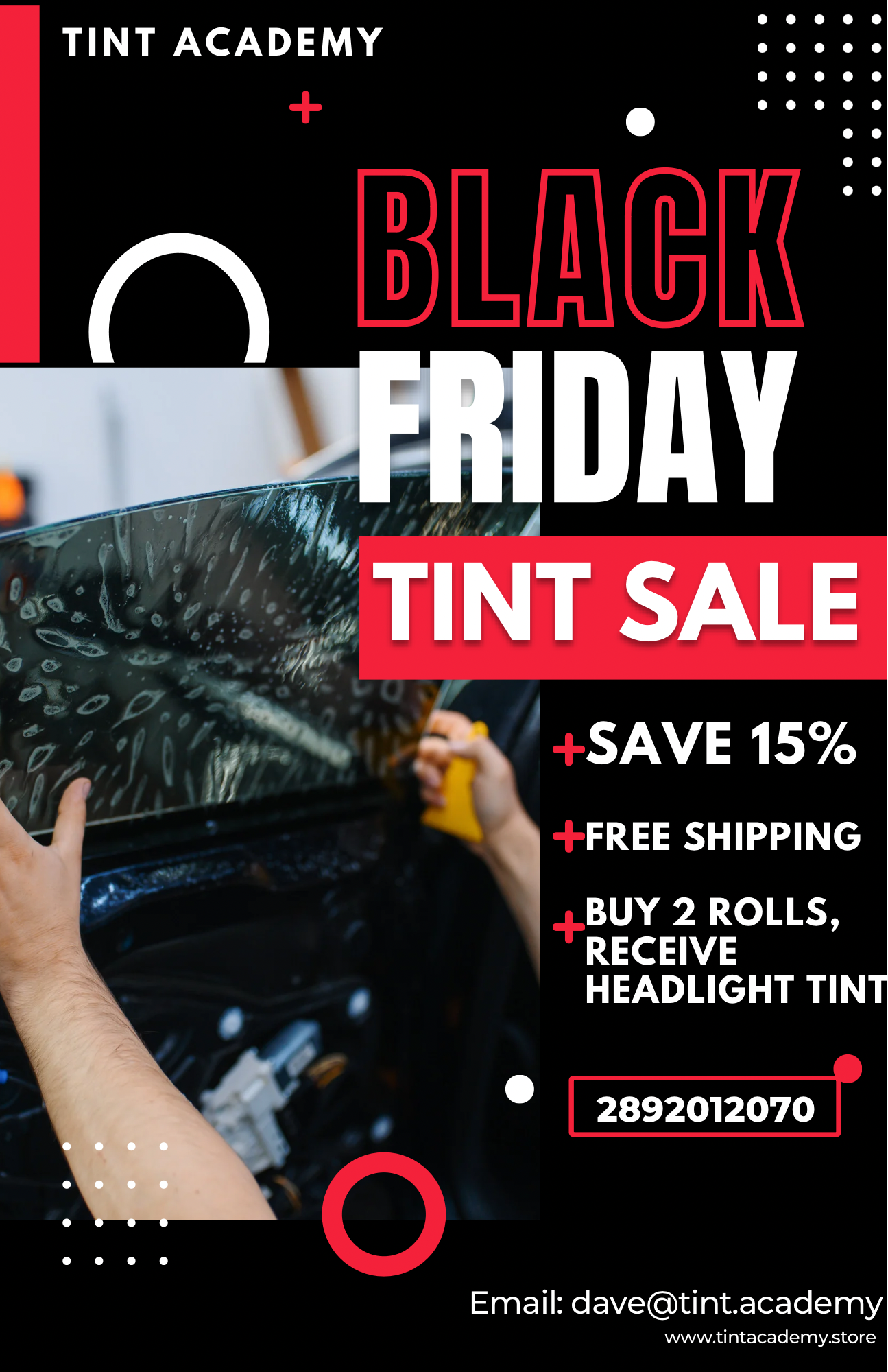 Nano-Ceramic Window Film {60" Length} - Nano-Ceramic - BLACK FRIDAY - SAVE 10% {Regular $499}